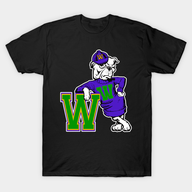 Waukegan High School Bulldogs Vintage Mascot Illinois Waukegan High